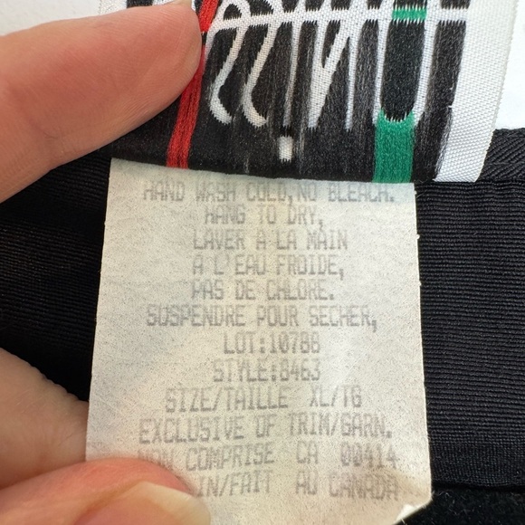 Vintage Cassino Black velour gold Patterned sleeveless vest size XL - Picture 3 of 8